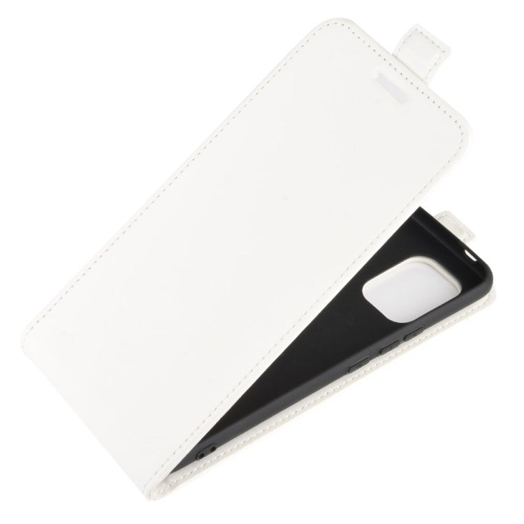 For Xiaomi Mi 10 Lite 5G / Mi 10 Youth 5G R64 Texture Single Vertical Flip Leather Protective Case with Card Slots & Photo Frame