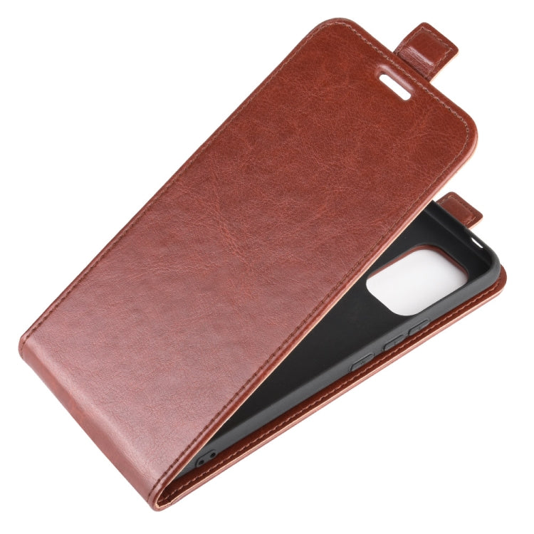 For Xiaomi Mi 10 Lite 5G / Mi 10 Youth 5G R64 Texture Single Vertical Flip Leather Protective Case with Card Slots & Photo Frame