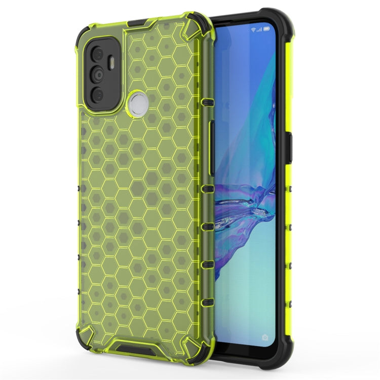 For OPPO A53 2020 Shockproof Honeycomb PC + TPU Case