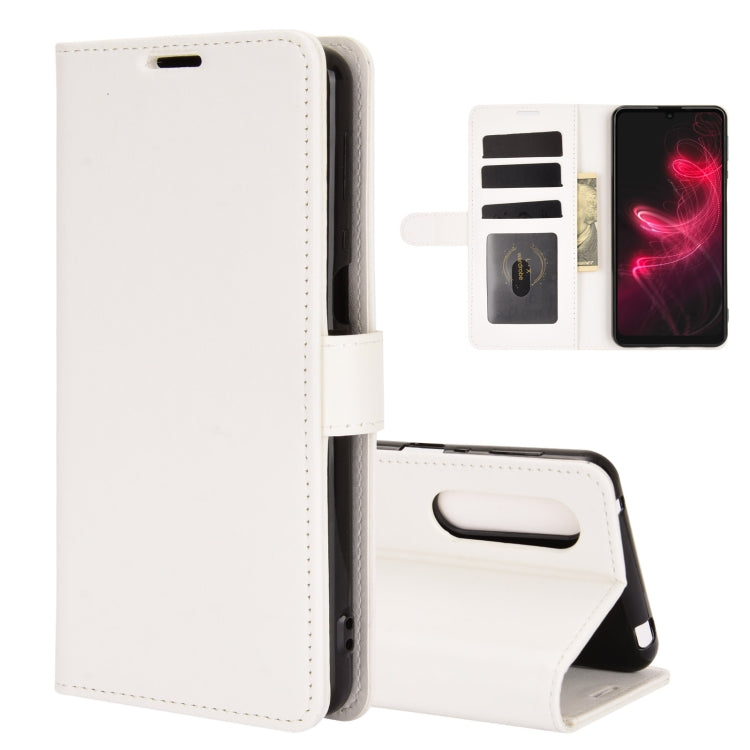 For AQUOS Sharp EP3 R64 Texture Single Horizontal Flip Protective Case with Holder & Card Slots & Wallet& Photo Frame