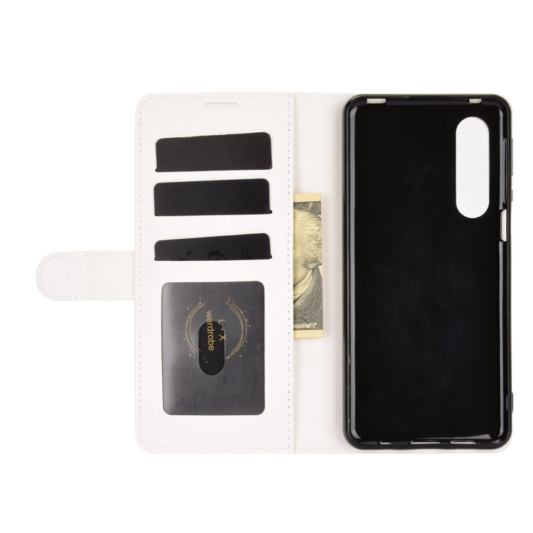 For AQUOS Sharp EP3 R64 Texture Single Horizontal Flip Protective Case with Holder & Card Slots & Wallet& Photo Frame