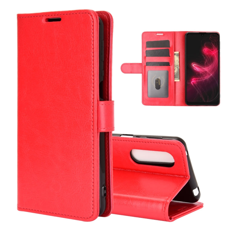 For AQUOS Sharp EP3 R64 Texture Single Horizontal Flip Protective Case with Holder & Card Slots & Wallet& Photo Frame