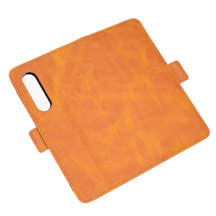 For AQUOS Sharp EP3 Dual-side Magnetic Buckle Horizontal Flip Leather Case with Holder & Card Slots & Wallet