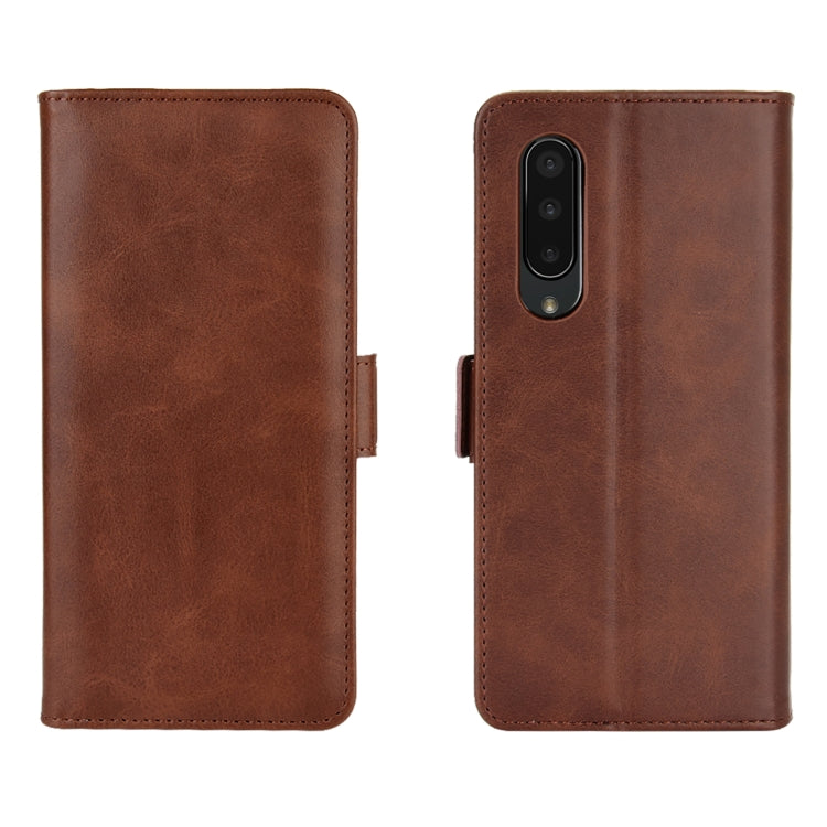 For AQUOS Sharp EP3 Dual-side Magnetic Buckle Horizontal Flip Leather Case with Holder & Card Slots & Wallet