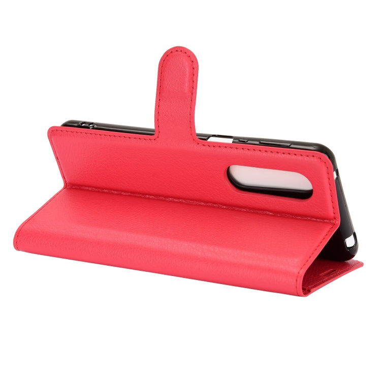 For AQUOS Sharp EP3 Litchi Texture Horizontal Flip Protective Case with Holder & Card Slots & Wallet