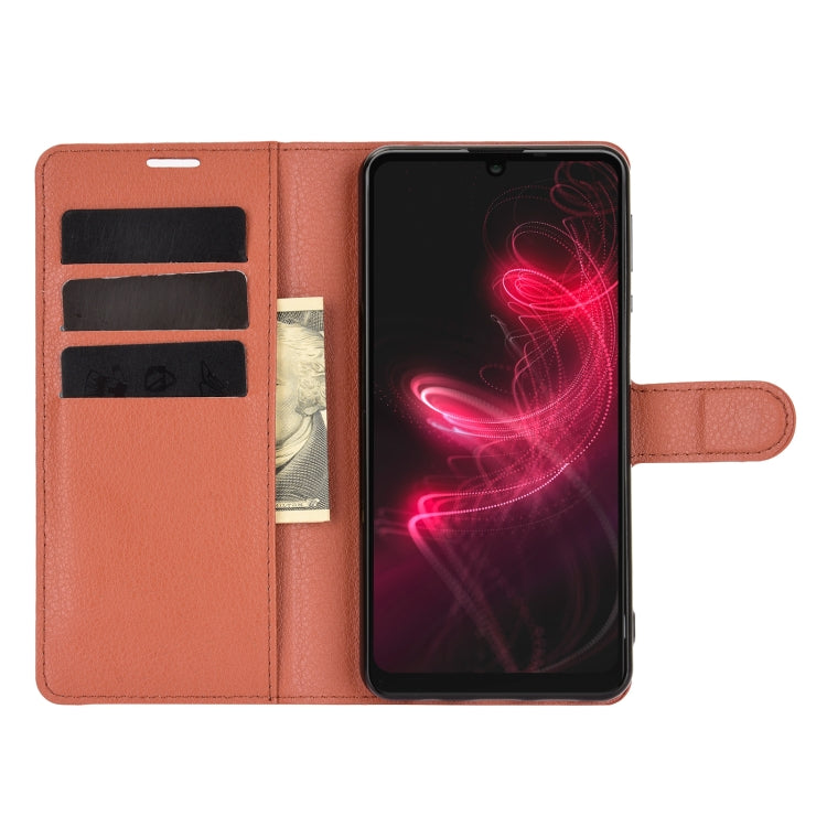 For AQUOS Sharp EP3 Litchi Texture Horizontal Flip Protective Case with Holder & Card Slots & Wallet