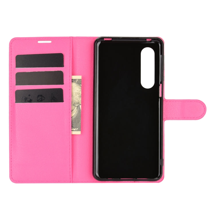For AQUOS Sharp EP3 Litchi Texture Horizontal Flip Protective Case with Holder & Card Slots & Wallet