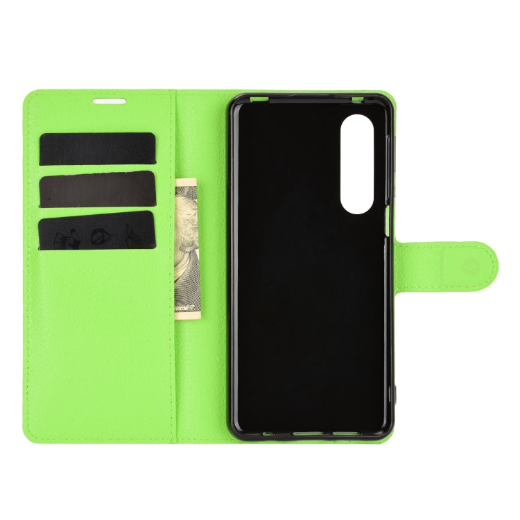 For AQUOS Sharp EP3 Litchi Texture Horizontal Flip Protective Case with Holder & Card Slots & Wallet