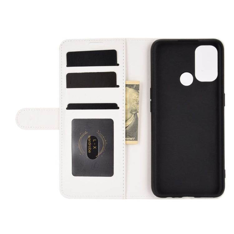 For OPPO A53 2020/OPPO A32 2020 R64 Texture Single Horizontal Flip Protective Case with Holder & Card Slots & Wallet& Photo Frame