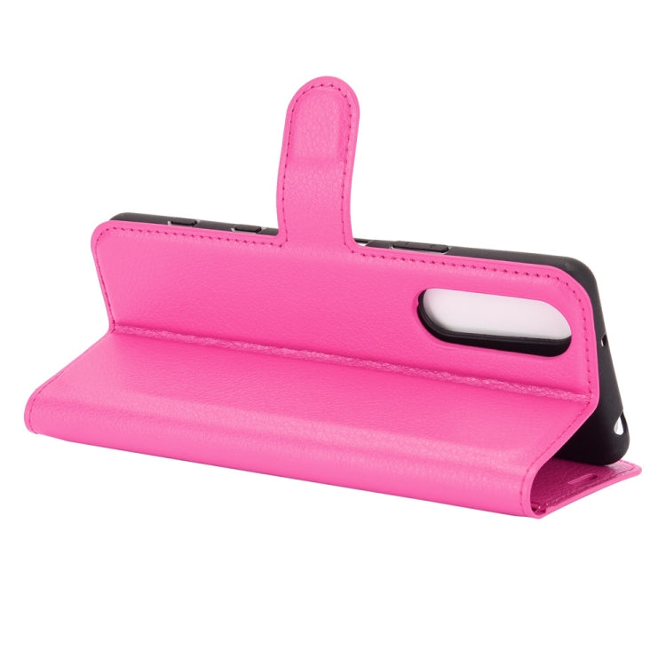 For Sony Xperia 5 II Litchi Texture Horizontal Flip Protective Case with Holder & Card Slots & Wallet