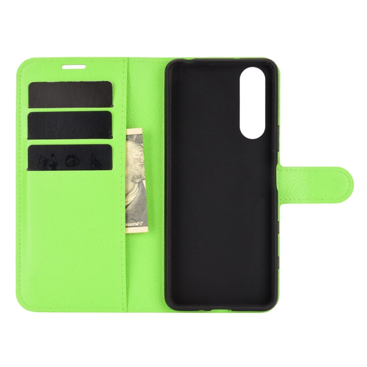 For Sony Xperia 5 II Litchi Texture Horizontal Flip Protective Case with Holder & Card Slots & Wallet