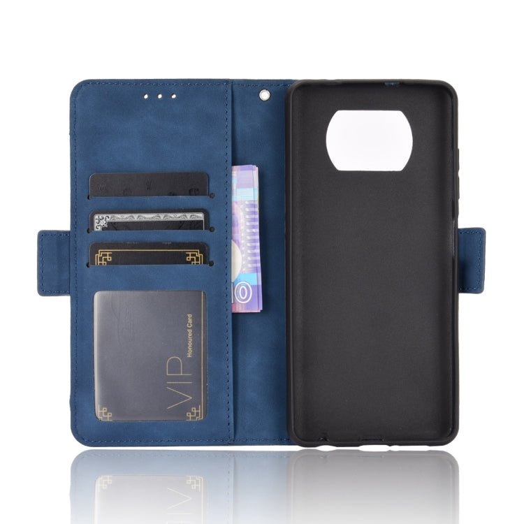 For Xiaomi Poco X3 Pro / Poco X3 / Poco X3 NFC Wallet Style Skin Feel Calf Pattern Leather Case with Separate Card Slot