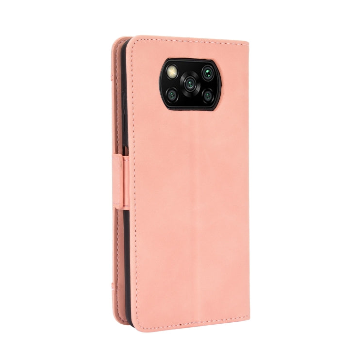 For Xiaomi Poco X3 Pro / Poco X3 / Poco X3 NFC Wallet Style Skin Feel Calf Pattern Leather Case with Separate Card Slot