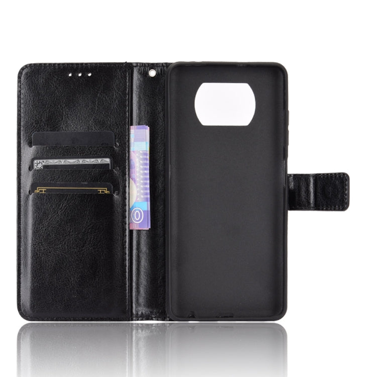For Xiaomi Poco X3 Pro / Poco X3 / Poco X3 NFC Retro Crazy Horse Texture Horizontal Flip Leather Case with Holder & Card Slots & Photo Frame