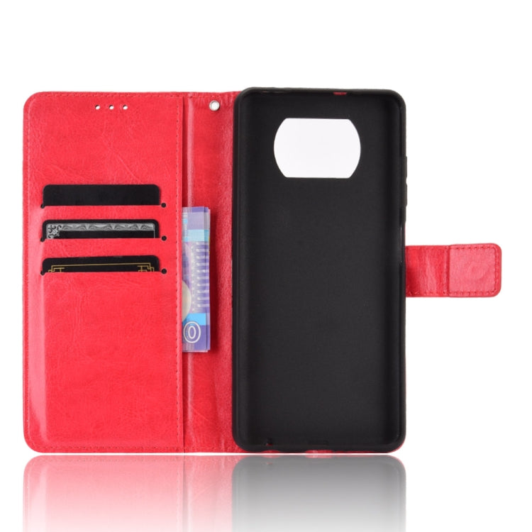 For Xiaomi Poco X3 Pro / Poco X3 / Poco X3 NFC Retro Crazy Horse Texture Horizontal Flip Leather Case with Holder & Card Slots & Photo Frame