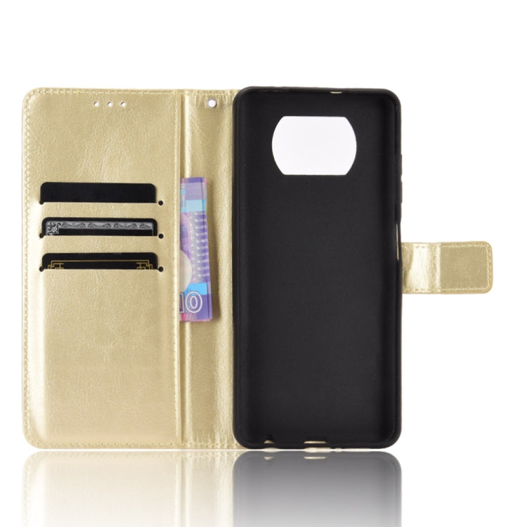 For Xiaomi Poco X3 Pro / Poco X3 / Poco X3 NFC Retro Crazy Horse Texture Horizontal Flip Leather Case with Holder & Card Slots & Photo Frame