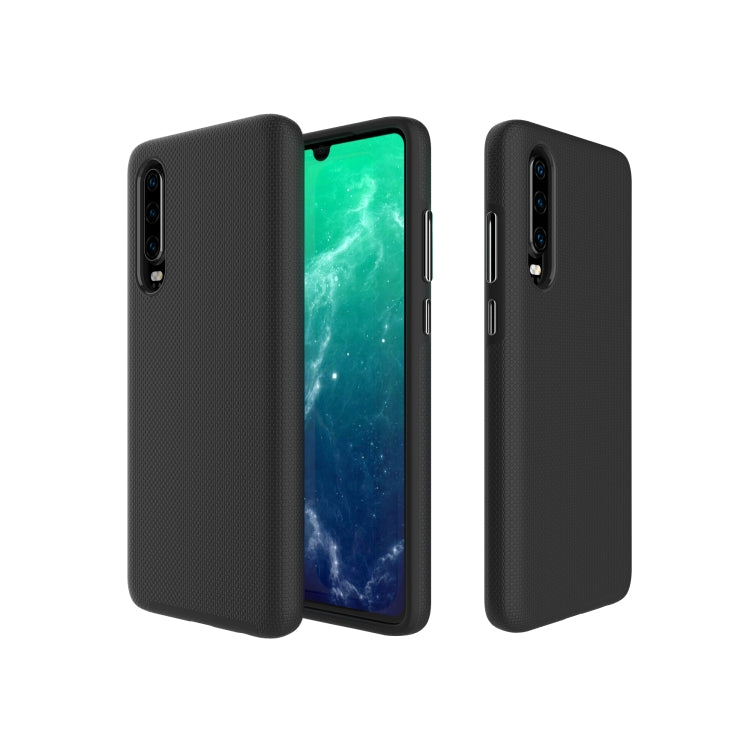 Anti-slip Armor Texture TPU + PC Case for Huawei P30 Lite / Nove 4E