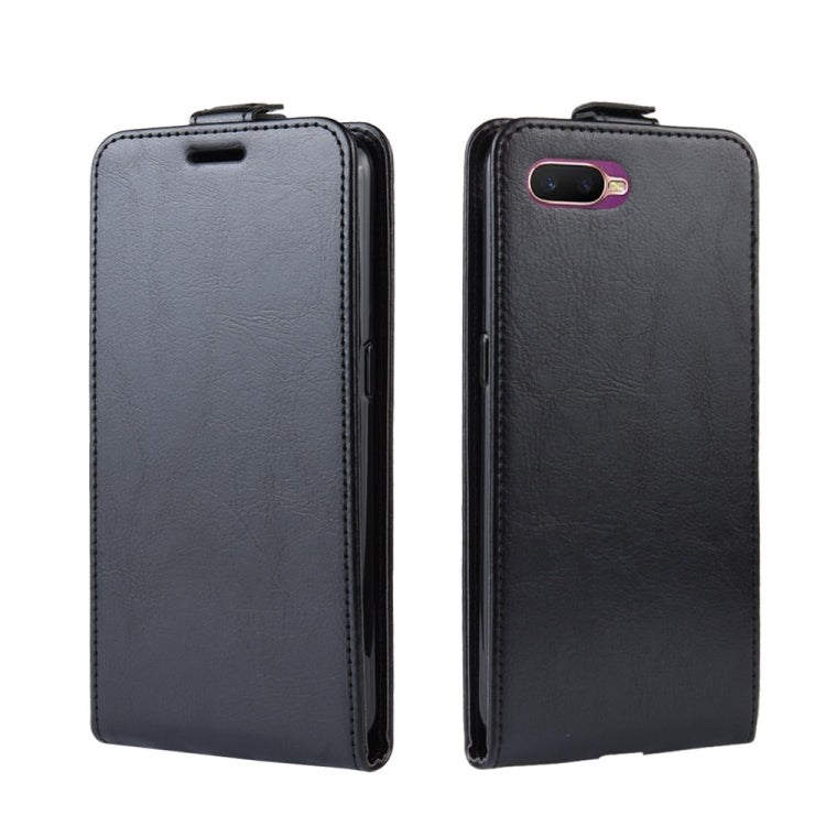 Crazy Horse Vertical Flip Leather Protective Case for OPPO AX5S / A5S