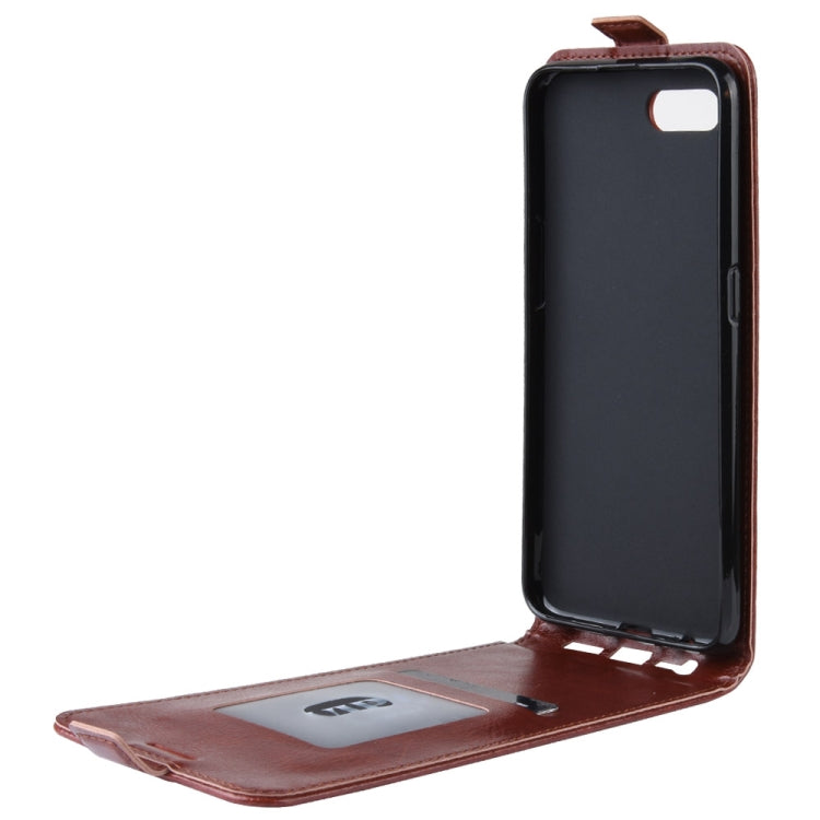 Crazy Horse Vertical Flip Leather Protective Case for OPPO AX5S / A5S