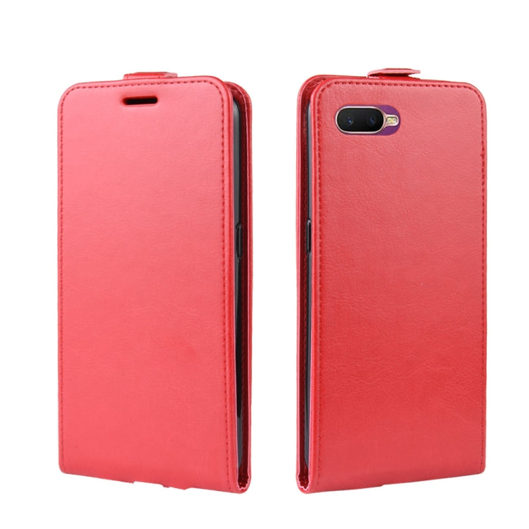 Crazy Horse Vertical Flip Leather Protective Case for OPPO AX5S / A5S