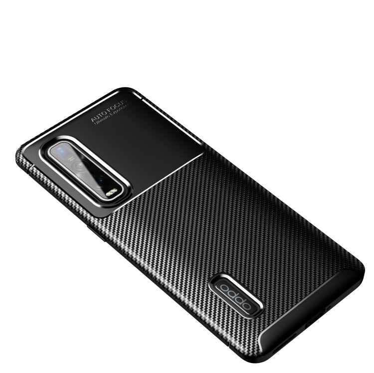 For OPPO Realme 7 Carbon Fiber Texture Shockproof TPU Case