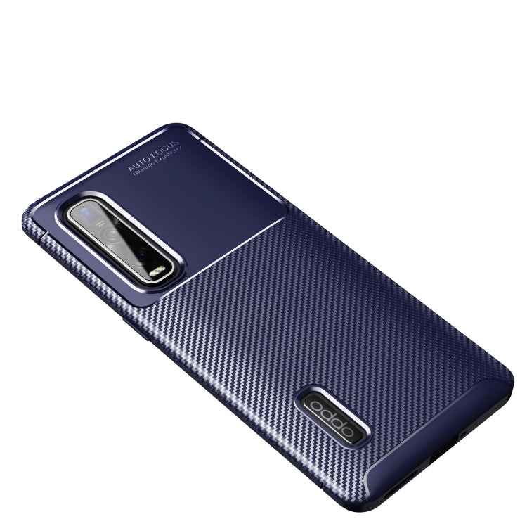 For OPPO Realme 7 Carbon Fiber Texture Shockproof TPU Case