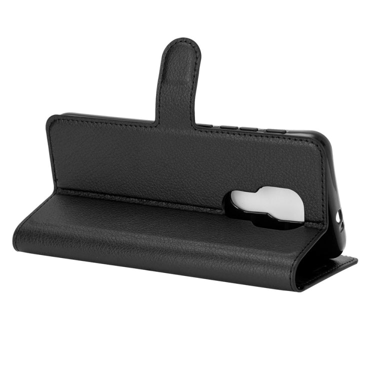 For Motorola Moto G9 / G9 Play Litchi Texture Horizontal Flip Protective Case with Holder & Card Slots & Wallet