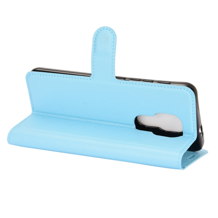 For Motorola Moto G9 / G9 Play Litchi Texture Horizontal Flip Protective Case with Holder & Card Slots & Wallet