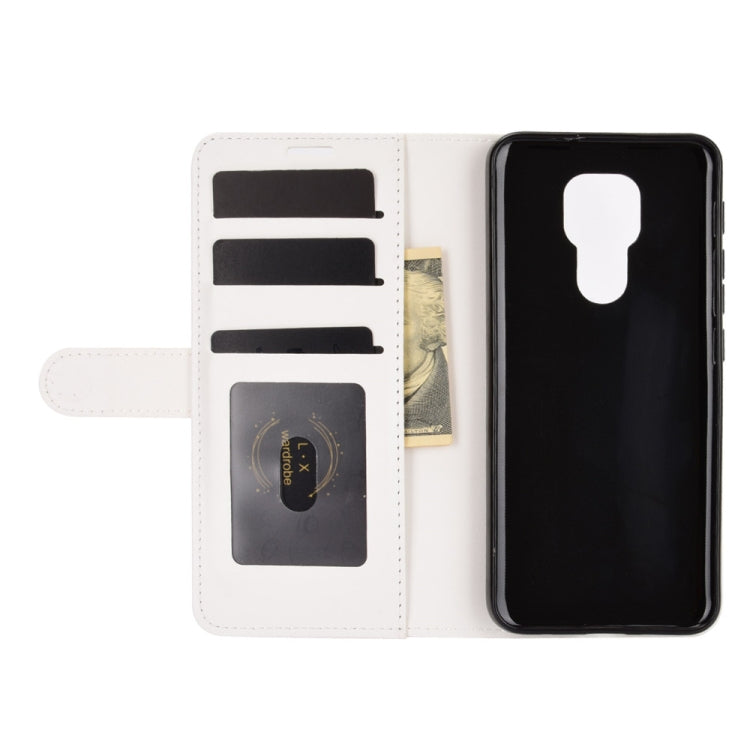 For Motorola Moto G9 / G9 Play R64 Texture Single Horizontal Flip Protective Case with Holder & Card Slots & Wallet& Photo Frame