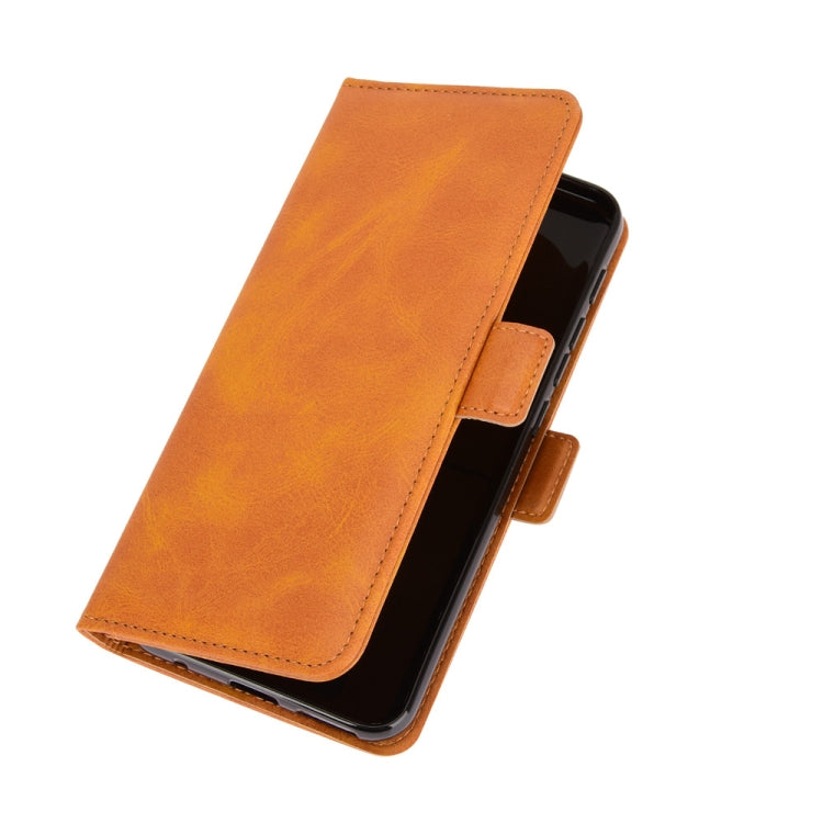 For Motorola Moto G9 / G9 Play Dual-side Magnetic Buckle Horizontal Flip Leather Case with Holder & Card Slots & Wallet