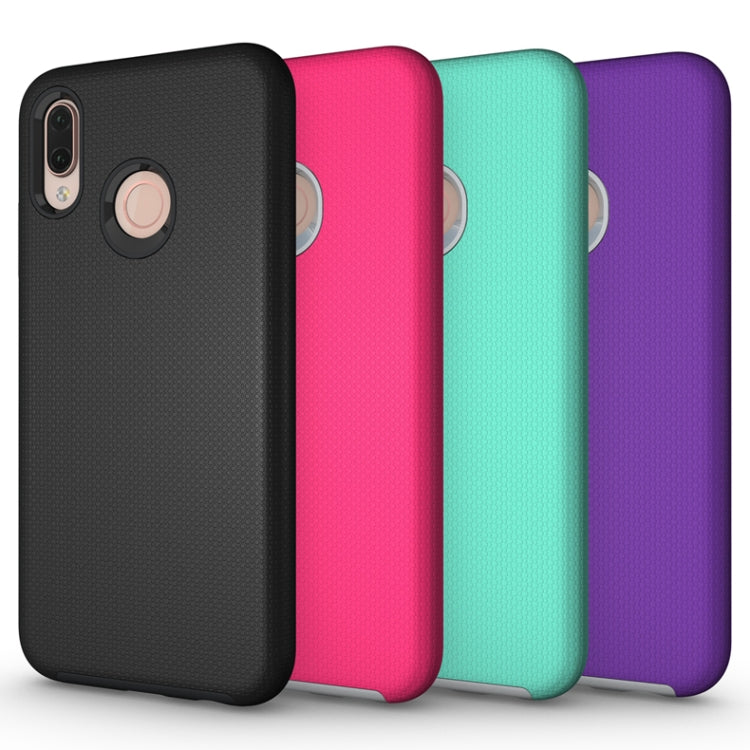 Anti-slip Armor Texture TPU + PC Case for Huawei P20 Lite / Nova 3E