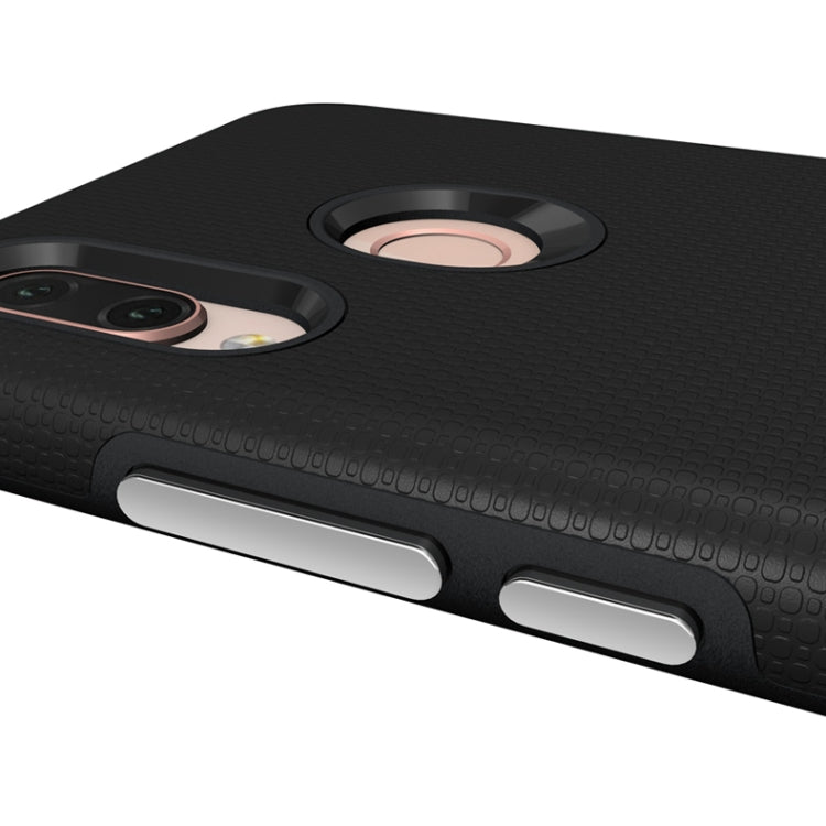 Anti-slip Armor Texture TPU + PC Case for Huawei P20 Lite / Nova 3E