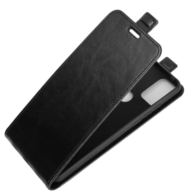 For Alcatel 3X 2020 R64 Texture Single Vertical Flip Leather Protective Case with Card Slots & Photo Frame
