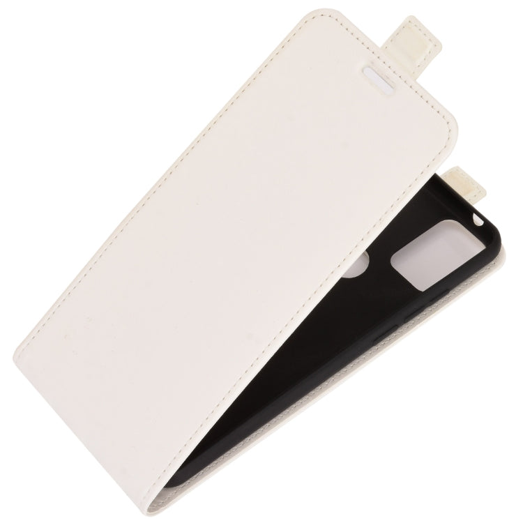 For Alcatel 3X 2020 R64 Texture Single Vertical Flip Leather Protective Case with Card Slots & Photo Frame