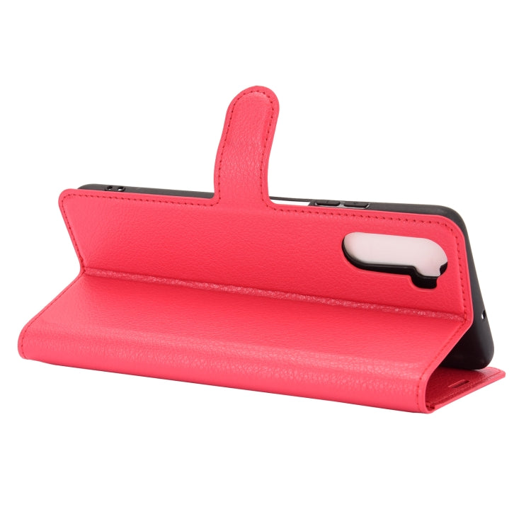 For Huawei Mate 40 lite/Mai Mang 9 Litchi Texture Horizontal Flip Protective Case with Holder & Card Slots & Wallet