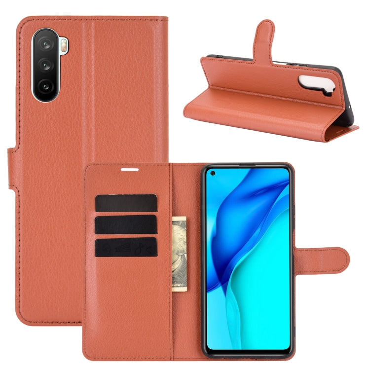 For Huawei Mate 40 lite/Maimang 9 Litchi Texture Horizontal Flip Protective Case with Holder & Card Slots & Wallet
