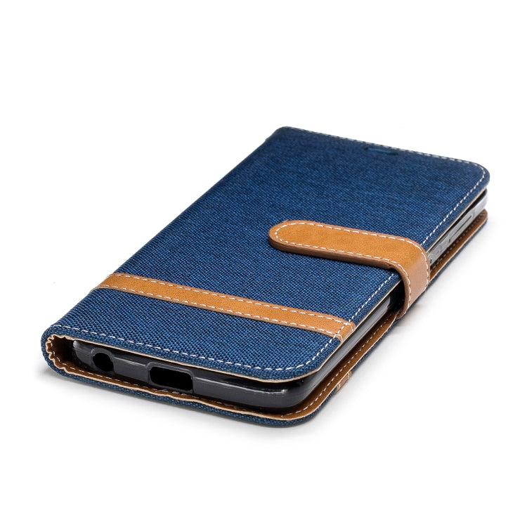 Color Matching Denim Texture Leather Case for Motorola G6 , with Holder & Card Slots & Wallet & Lanyard