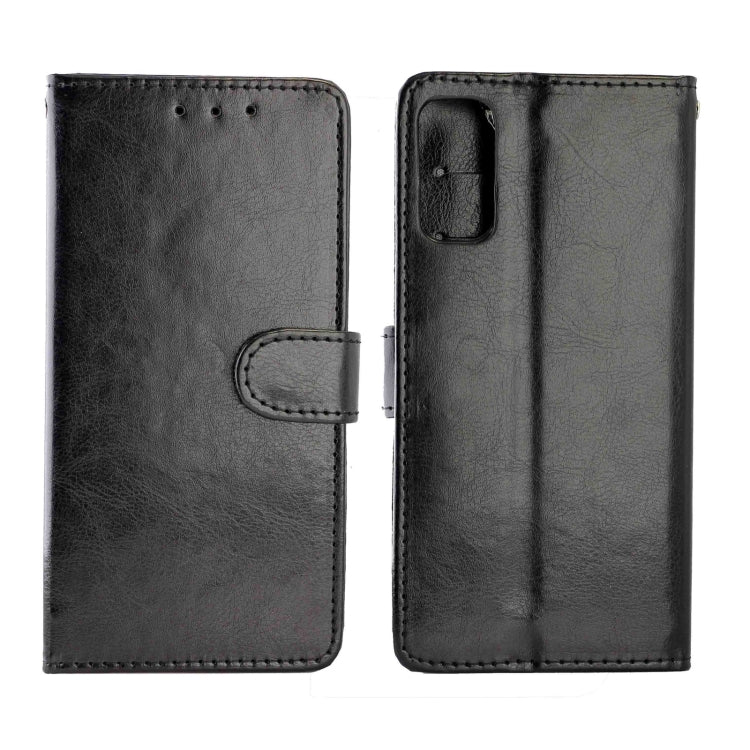 For OPPO Reno4(4G) Crazy Horse Texture Leather Horizontal Flip Protective Case with Holder & Card Slots & Wallet & Photo Frame