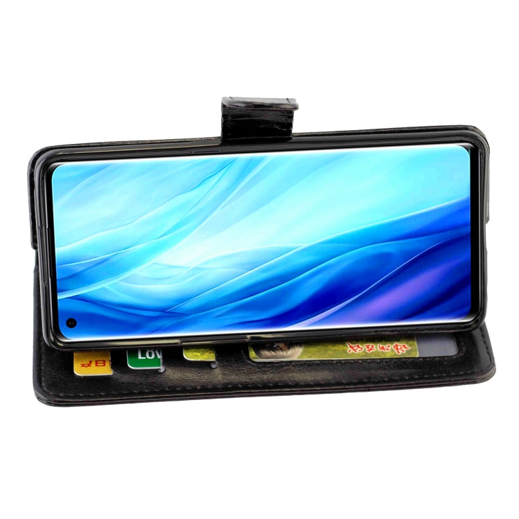 For OPPO Reno4 Pro(4G) Crazy Horse Texture Leather Horizontal Flip Protective Case with Holder & Card Slots & Wallet & Photo Frame