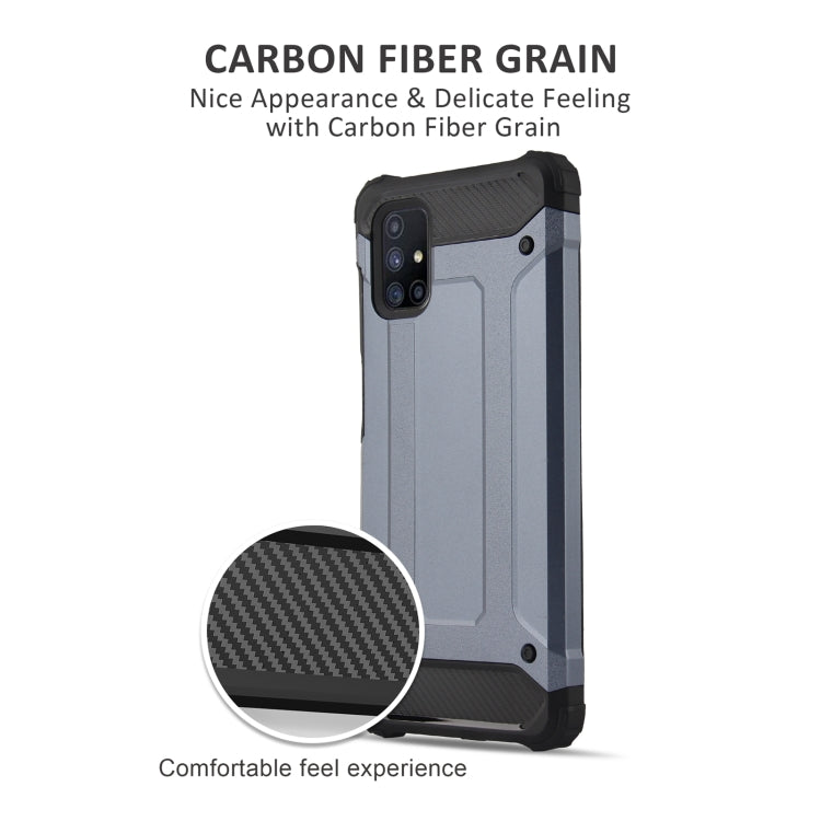 For Samsung Galaxy M51 EU Version Magic Armor TPU + PC Combination Case (Grey)