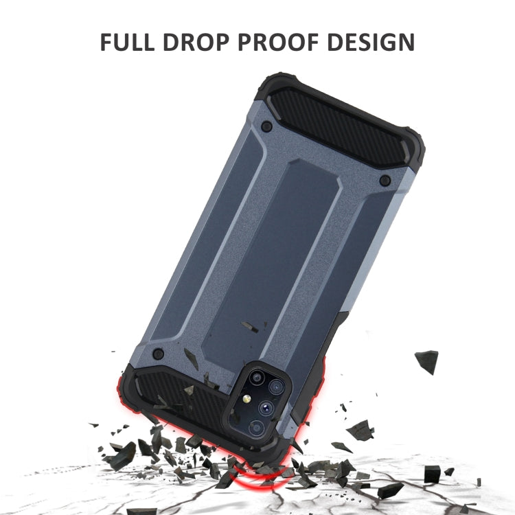 For Samsung Galaxy M51 EU Version Magic Armor TPU + PC Combination Case (Grey)