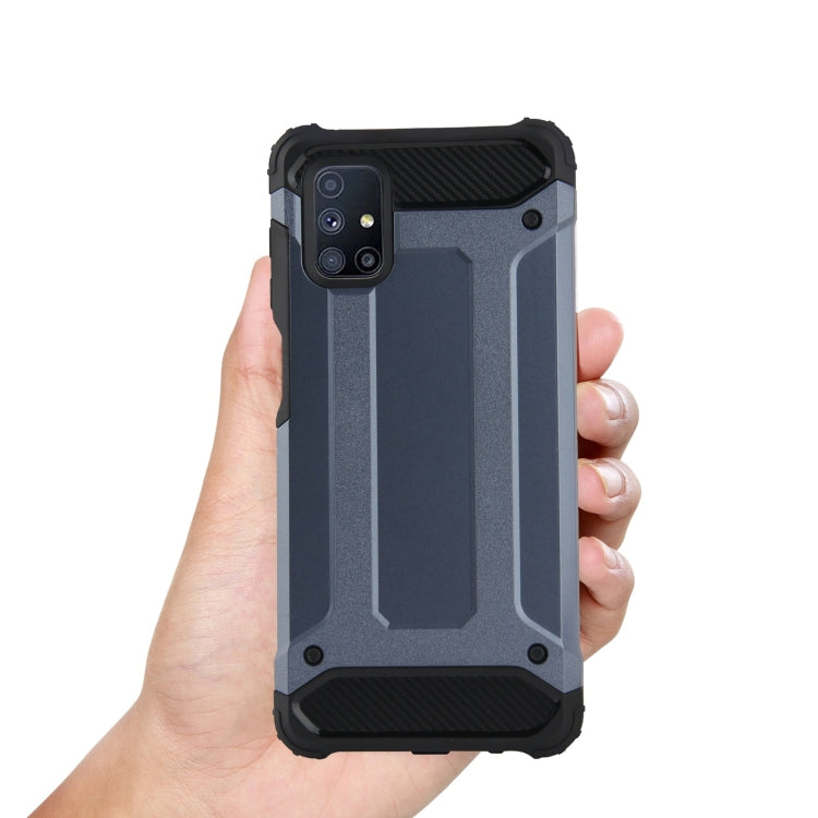 For Samsung Galaxy M51 EU Version Magic Armor TPU + PC Combination Case (Grey)