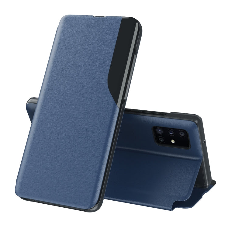 For Galaxy M51 Attraction Flip Holder Leather Phone Case