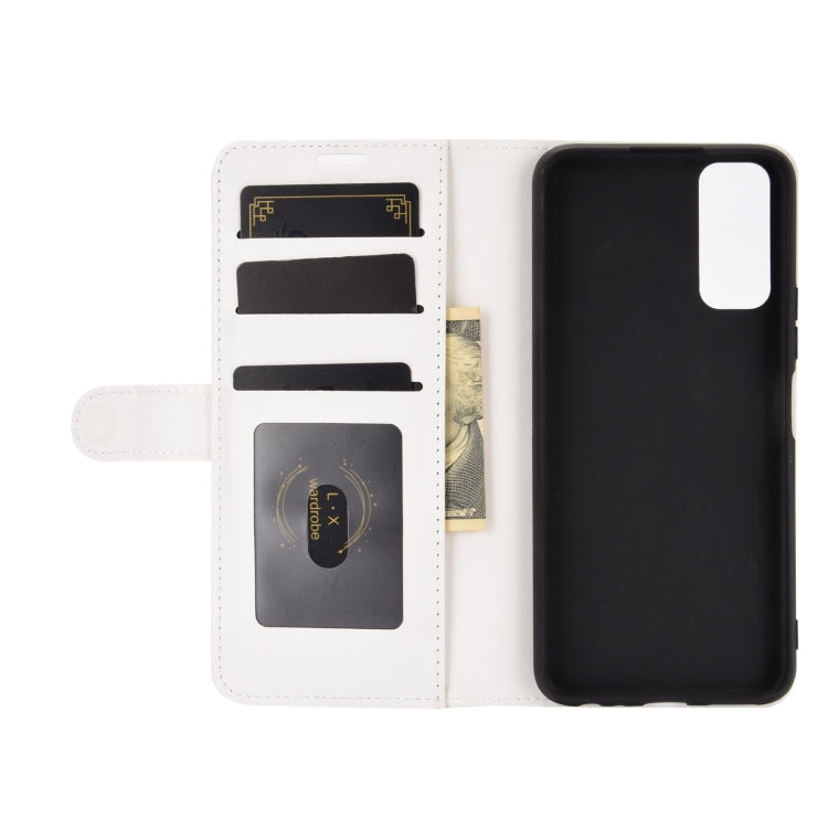 For vivo Y20 R64 Texture Single Horizontal Flip Protective Case with Holder & Card Slots & Wallet& Photo Frame