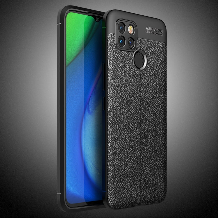 For OPPO Realme V3 Litchi Texture TPU Shockproof Case
