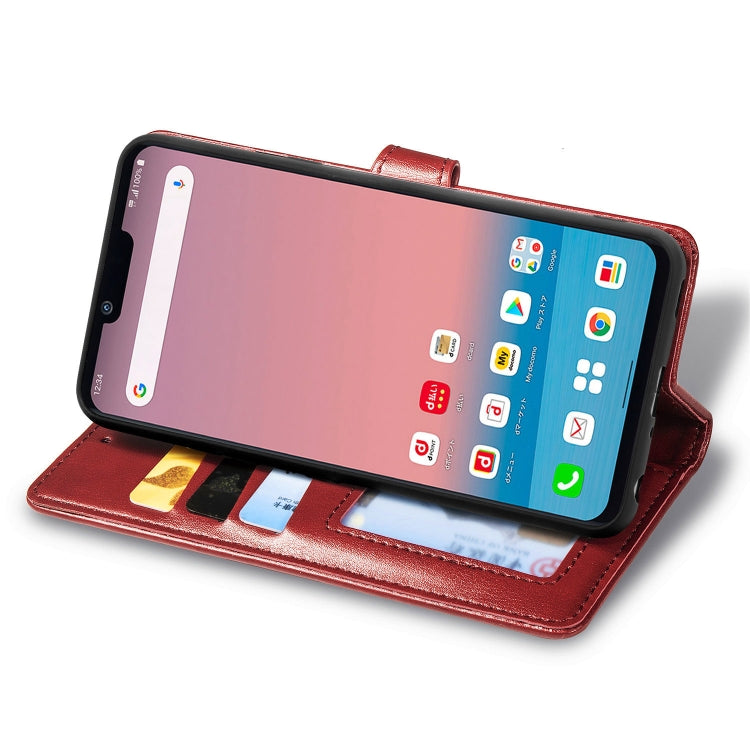 For LG Style3 L-41A Retro Solid Color Leather Buckle Phone Case with Lanyard & Photo Frame & Card Slot & Wallet & Stand Function