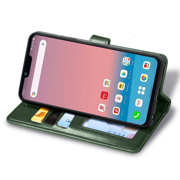 For LG Style3 L-41A Retro Solid Color Leather Buckle Phone Case with Lanyard & Photo Frame & Card Slot & Wallet & Stand Function