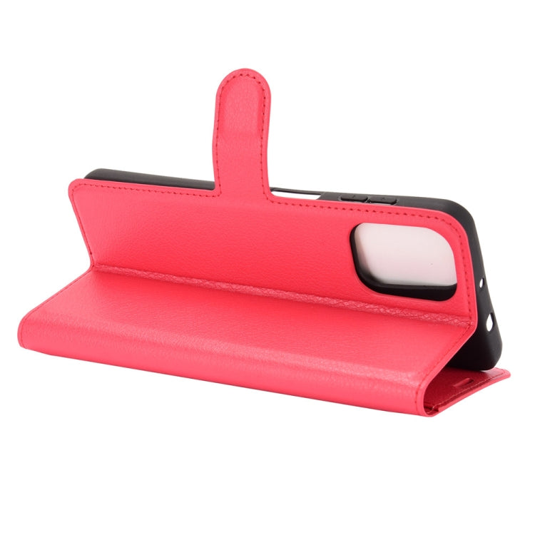 For Motorola Moto G9 Plus Litchi Texture Horizontal Flip Protective Case with Holder & Card Slots & Wallet