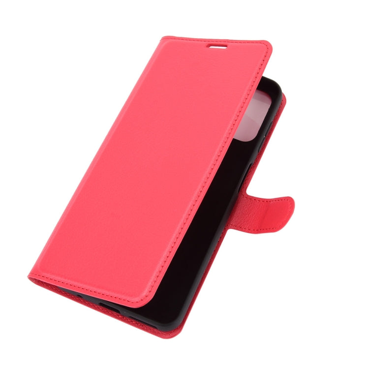 For Motorola Moto G9 Plus Litchi Texture Horizontal Flip Protective Case with Holder & Card Slots & Wallet
