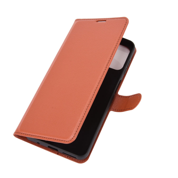 For Motorola Moto G9 Plus Litchi Texture Horizontal Flip Protective Case with Holder & Card Slots & Wallet